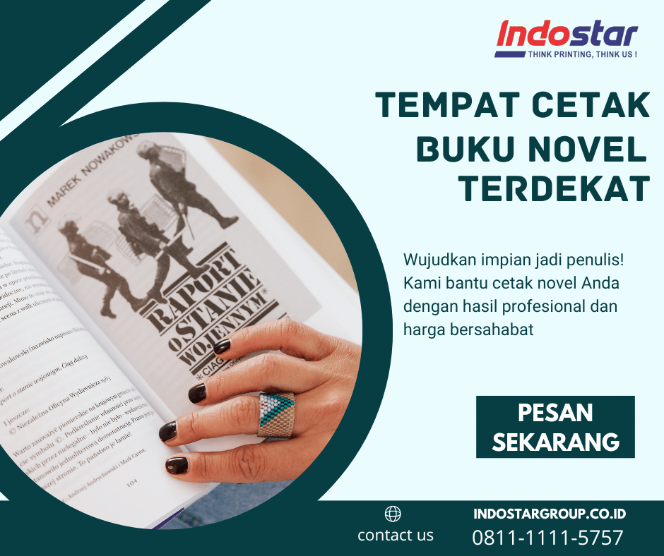 Tempat Cetak Buku Novel Terdekat